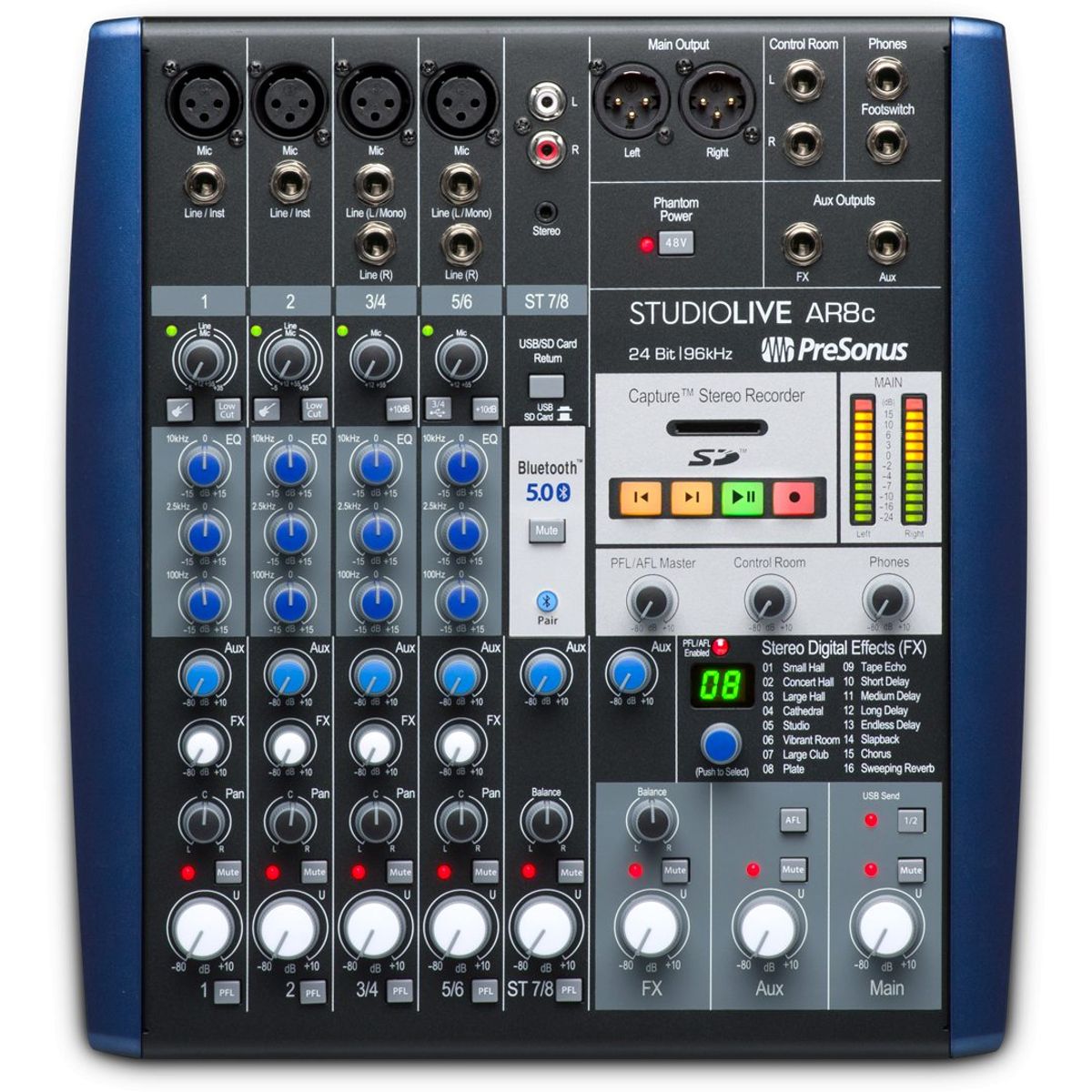 Presonus StudioLive AR8c PA Mixer med Bluetooth