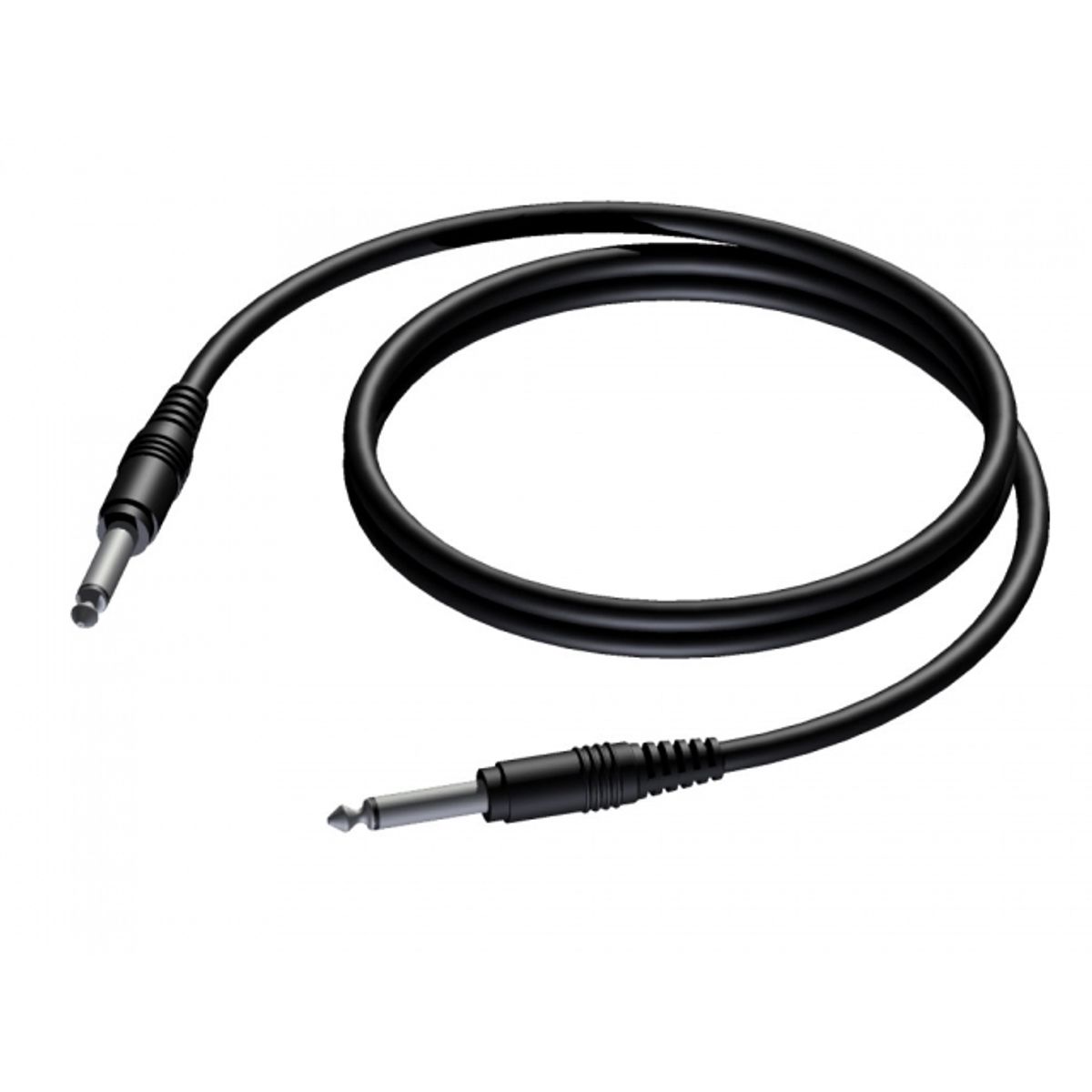 Procab CAB600 - Jack 6,3mm Han Mono instrument kabel 1,5 meter