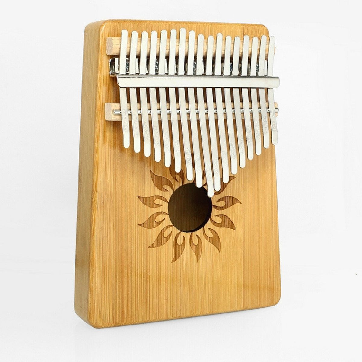 Kalimba i Solid Bambus med 17 toner