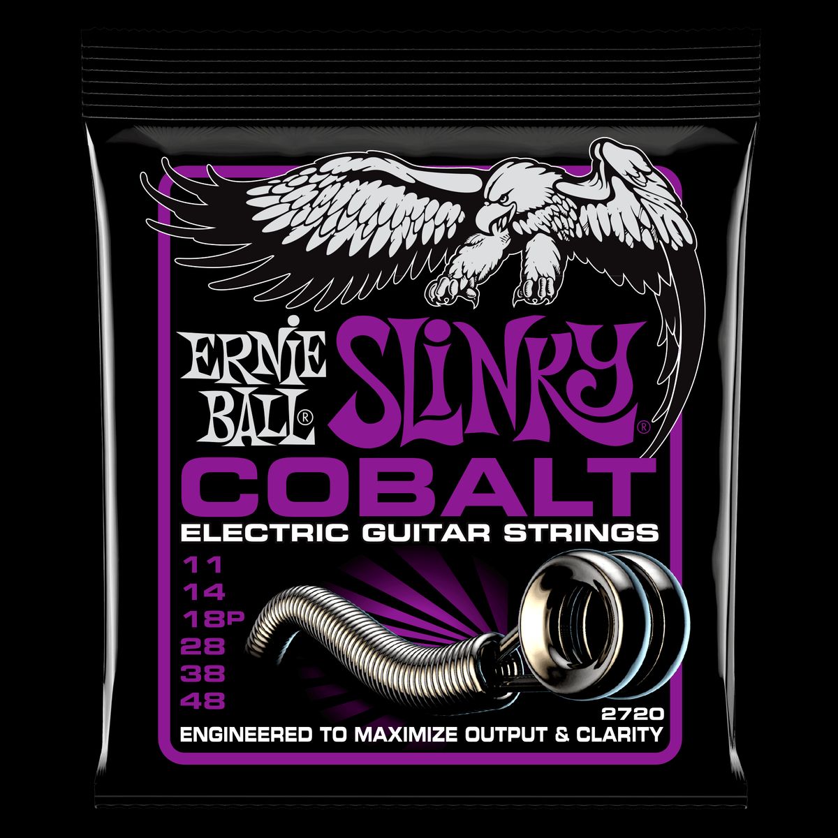 Ernie Ball 2720 Cobalt Power Slinky El-guitar strenge 011-048