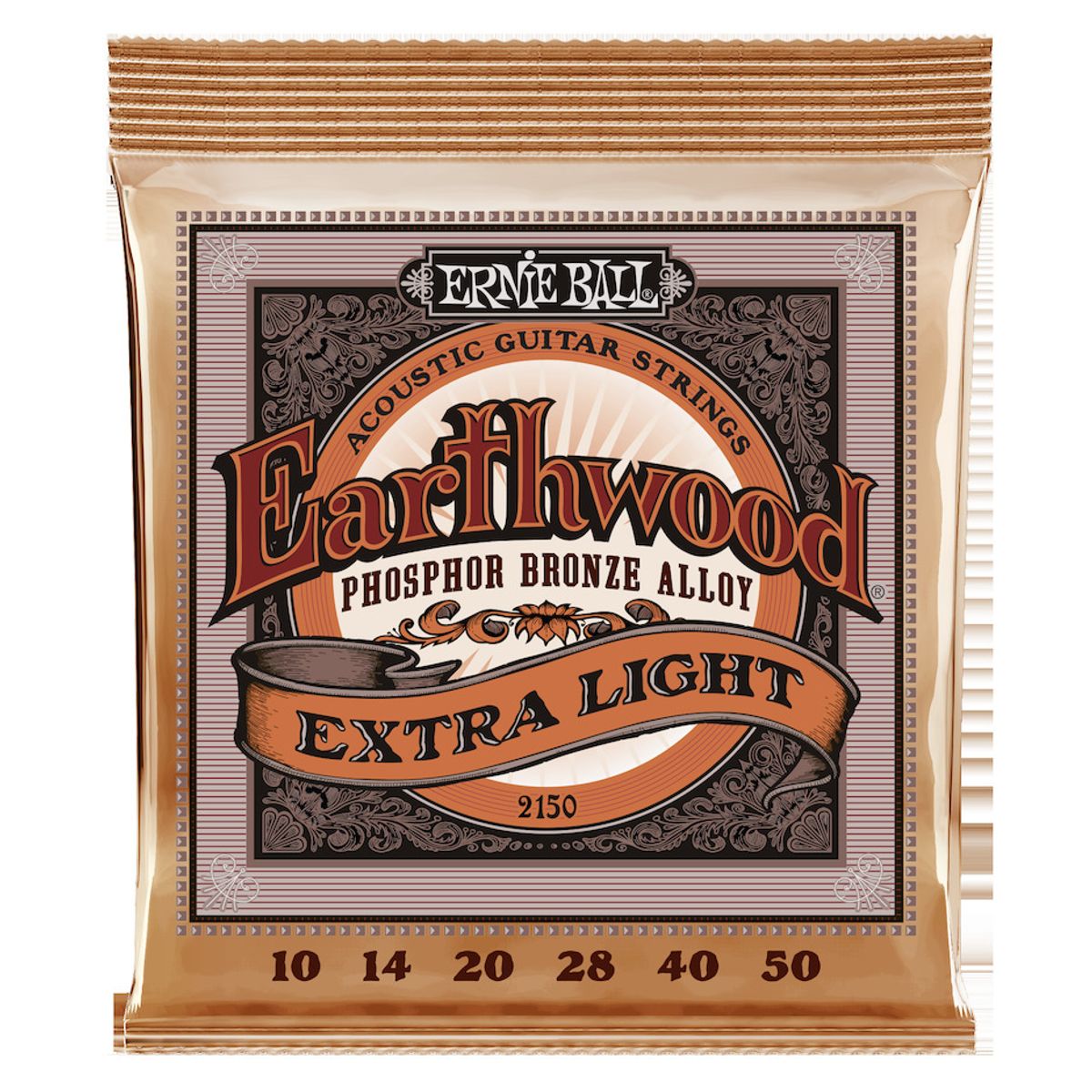 Ernie Ball 2150 Extra Light Phosphor/Bronze Acoustic western-strenge 010-050