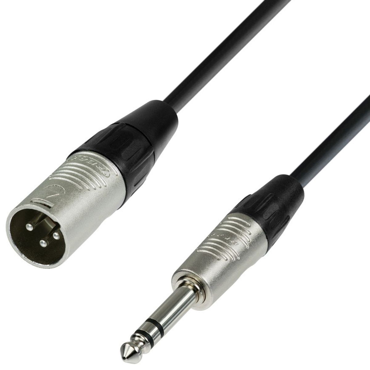 AH BMV - Jack 6,3mm Han Stereo til XLR 3Pol Han kabel 10 meter