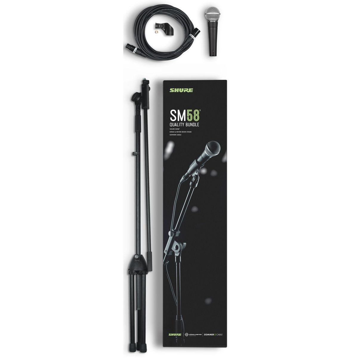 Shure SM58 Quality Bundle mikrofonsæt