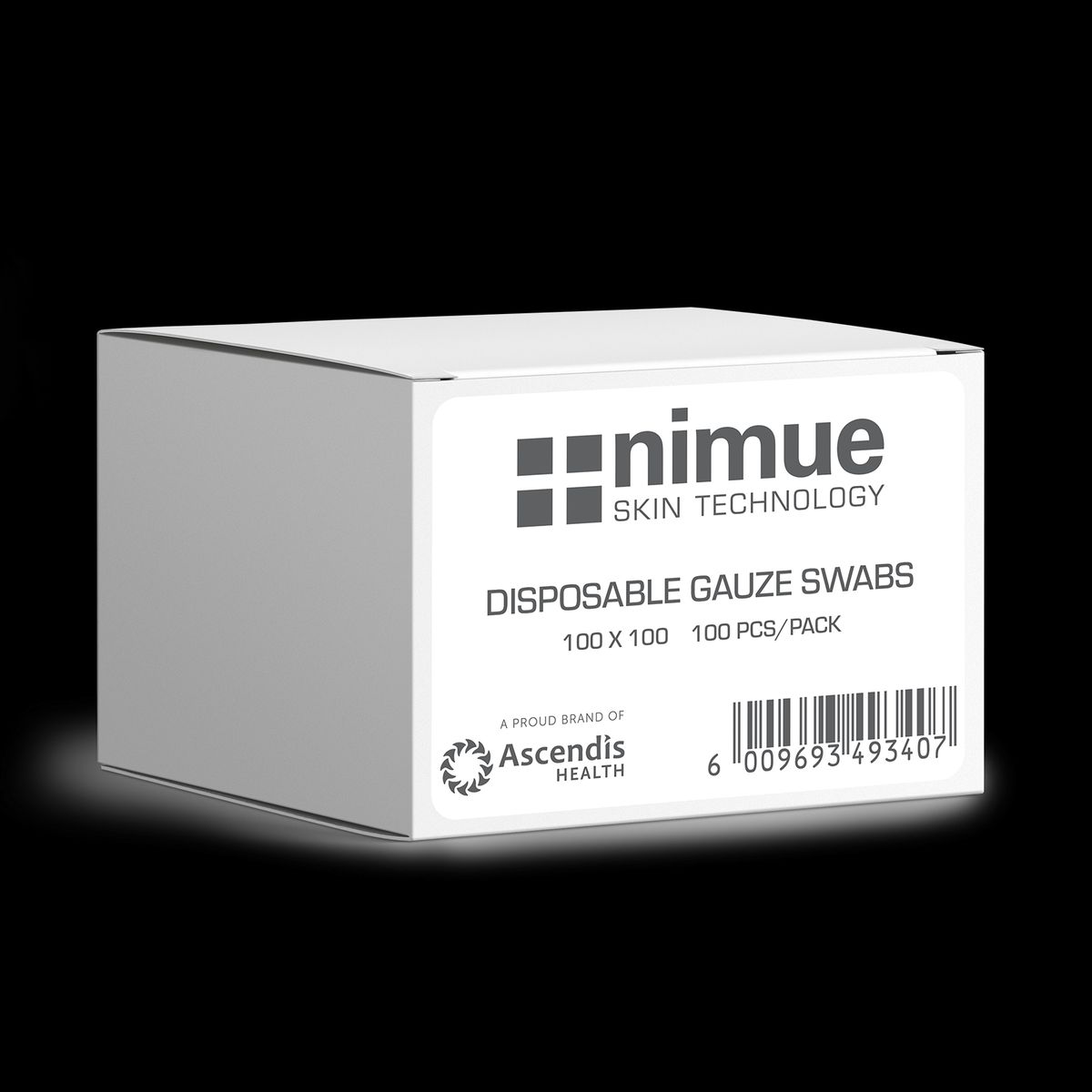 Nimue Gauze Swabs (100mm x 100mm) 100 stk