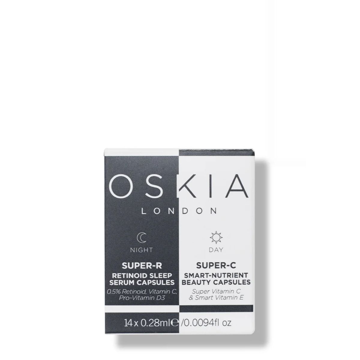 OSKIA Travel Size Super-C & Super-R Duo 14 stk