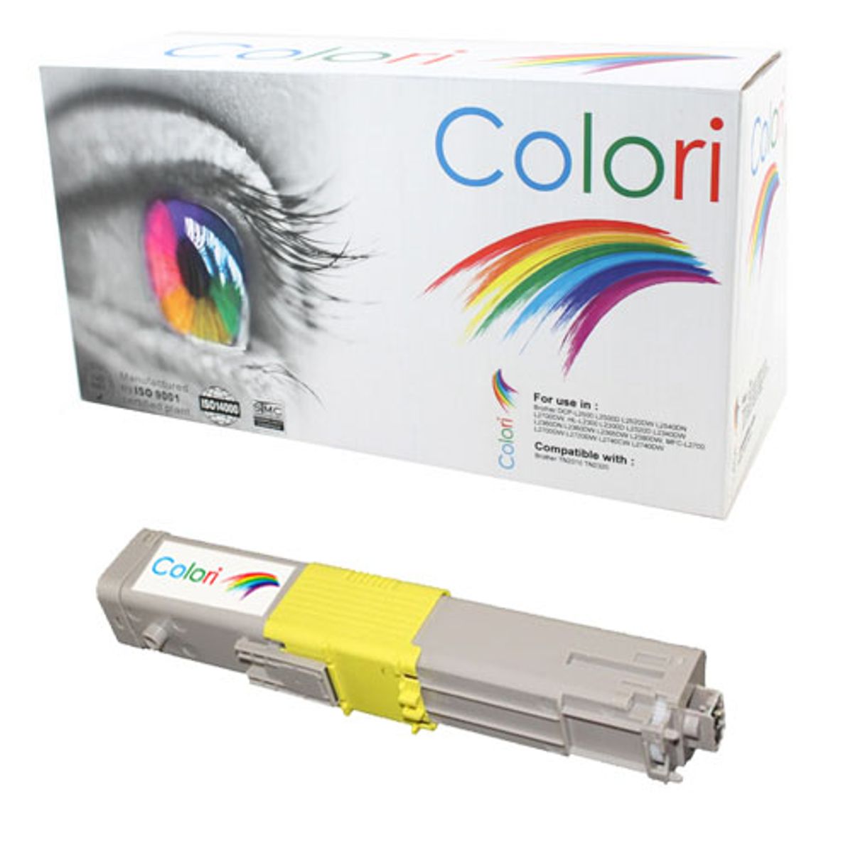 Printer Toner, OKI, C310 C330 C510 C530, Gul