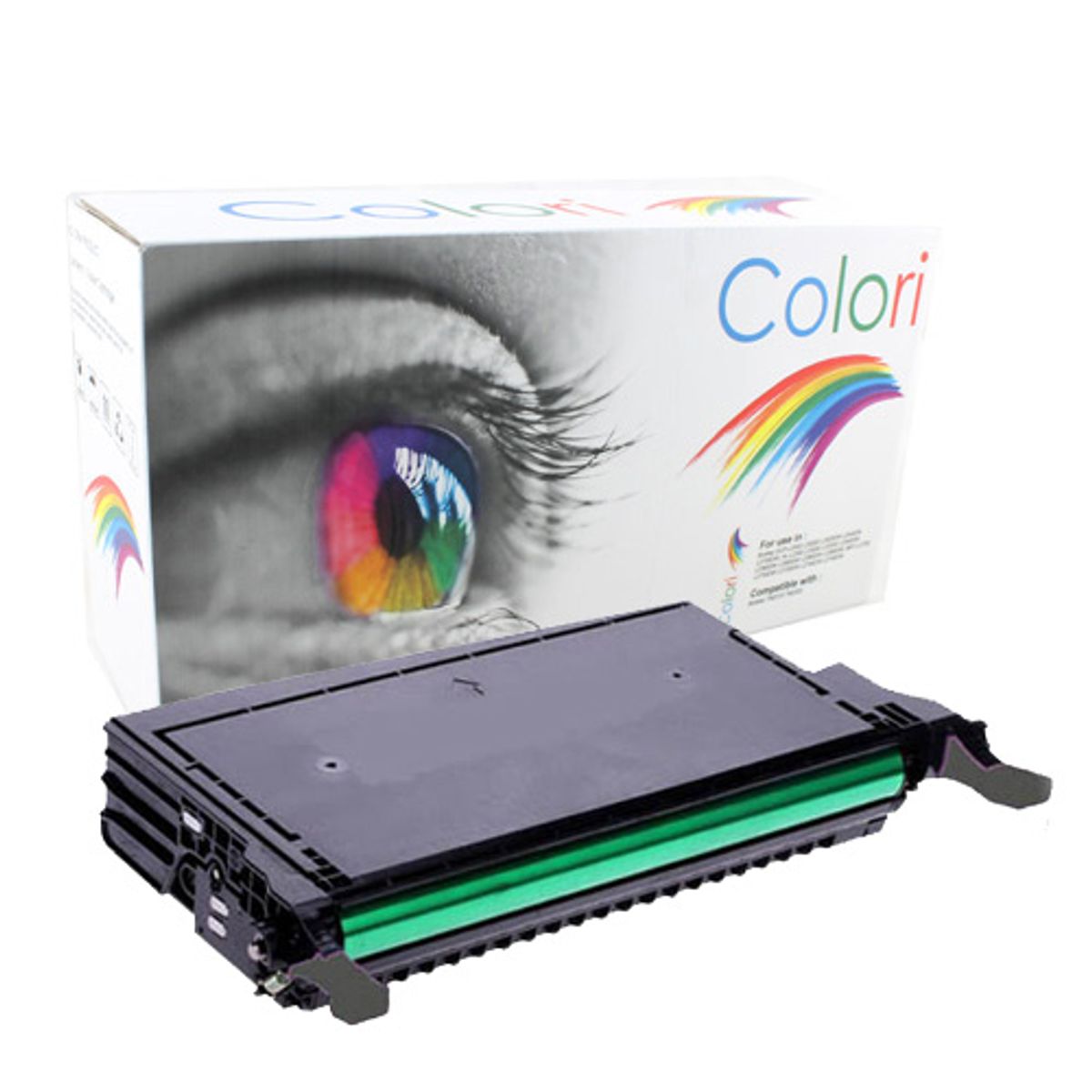 Printer Toner, Samsung, Clp620 Clx6220, Sort