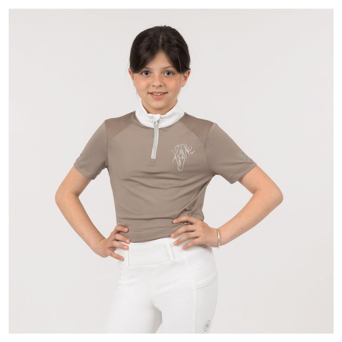 BR Cathy stævne T-shirt - beige 140