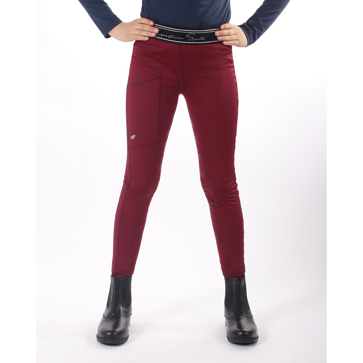 QHP Eden Junior ridetights - bordeaux bordeaux 176