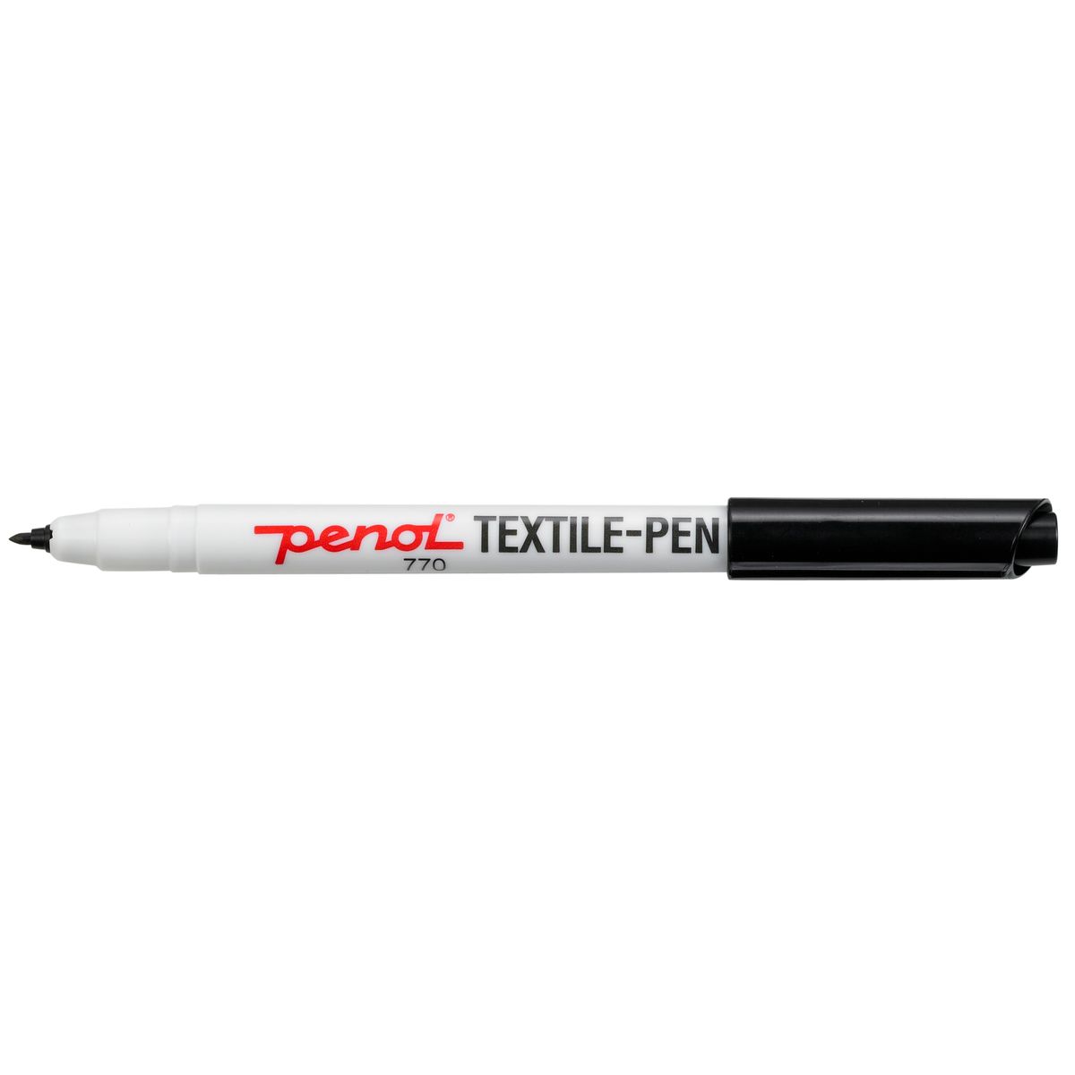 Penol 770 - Tekstilpen 1,0 mm Sort Permanent