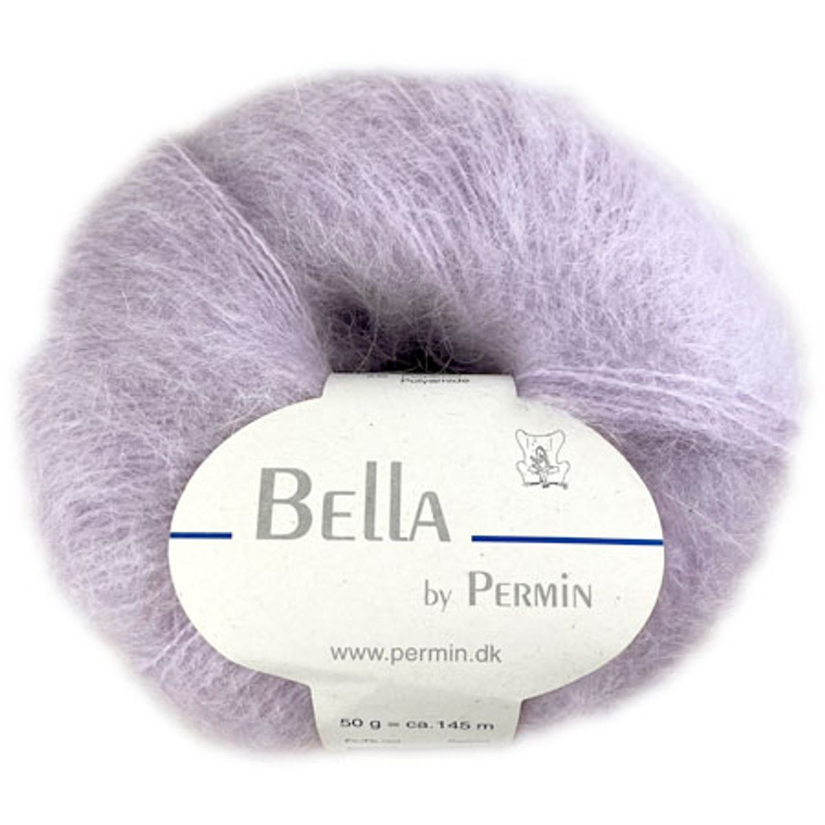 Bella Permin garn - Mohairgarn med uldgarn & polyamid - fv 883273 Sart Violet