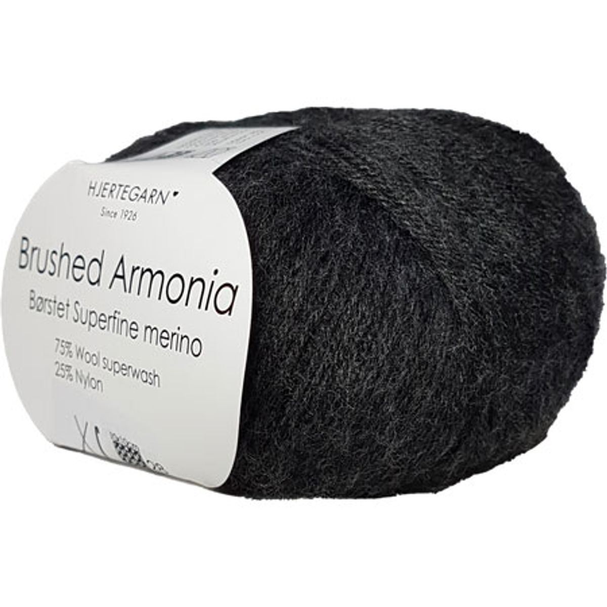 Brushed Armonia Børstet Superfine Merino Uldgarn Fv 403 Koks Grå