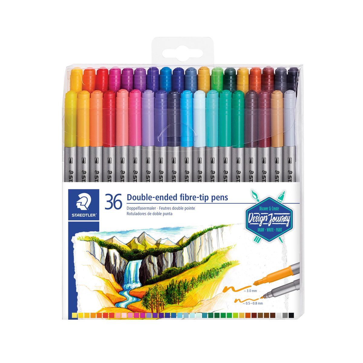 Staedtler Duo tusser 36 stk