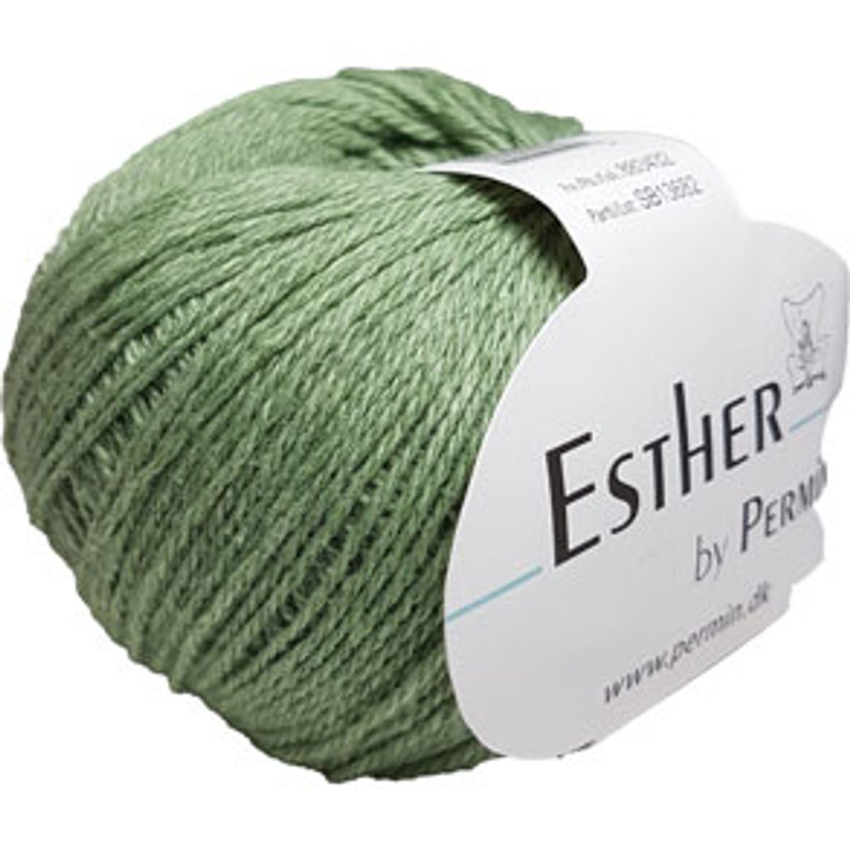 Permin Esther Garn - fv 883432 Pastel Grøn