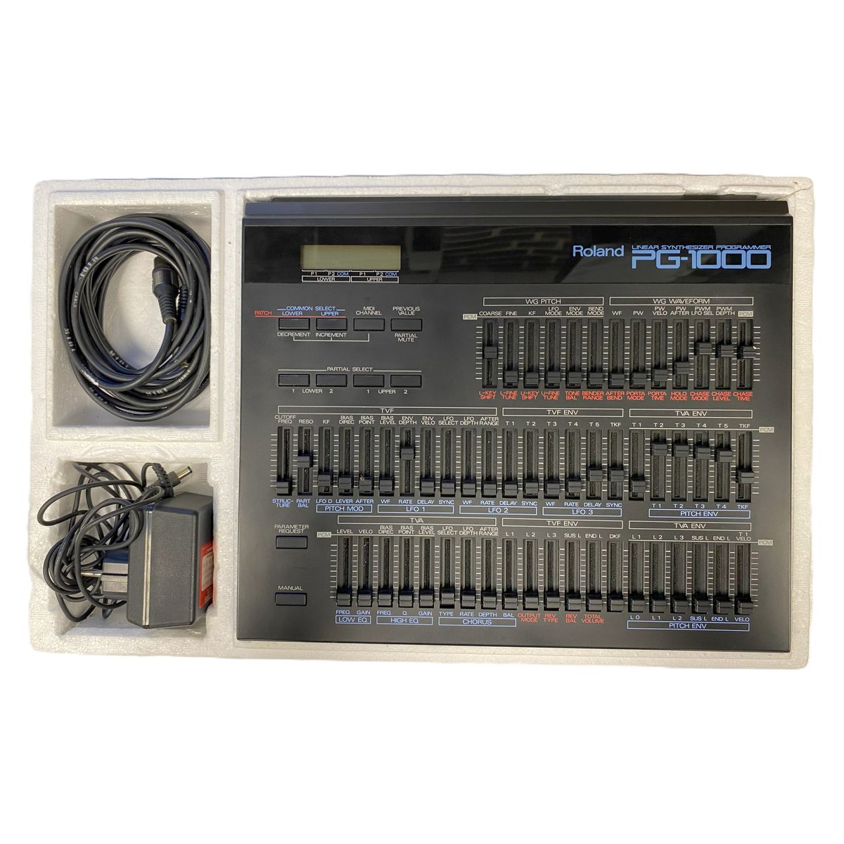 (DEMO) Roland PG-1000 Programmer for Roland D50 / D550 Synthesizer Synth 1987