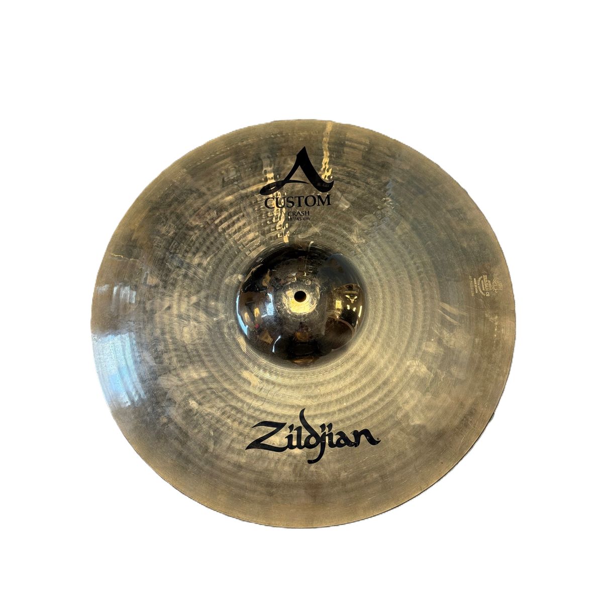 (BRUGT) Zildjian A custom 18 crash