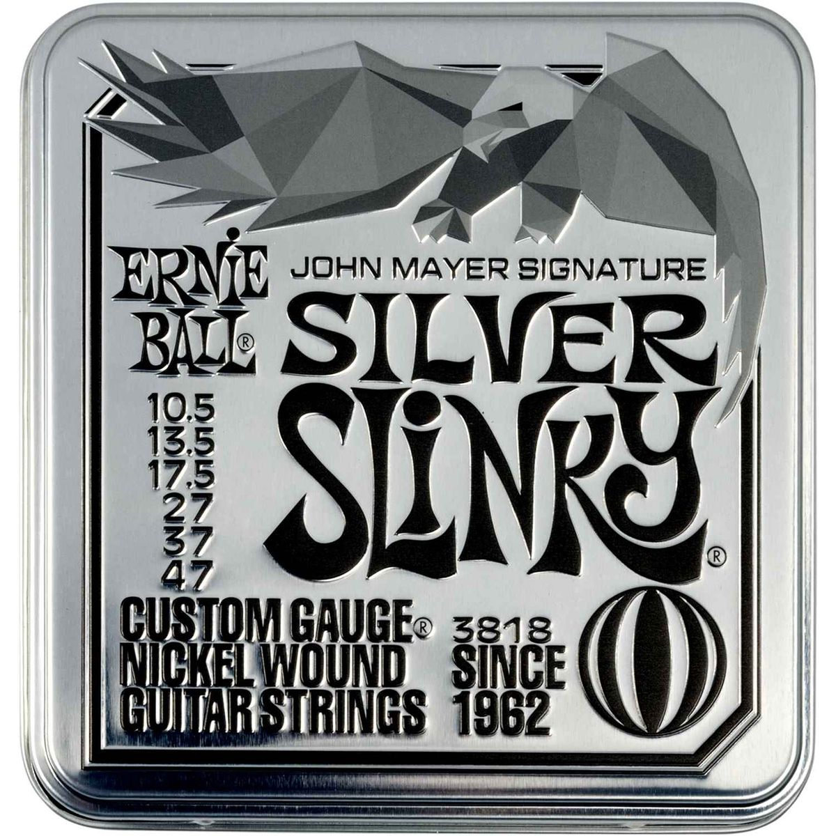 Ernie Ball 3818 John Mayer Silver Slinky Tin Pack