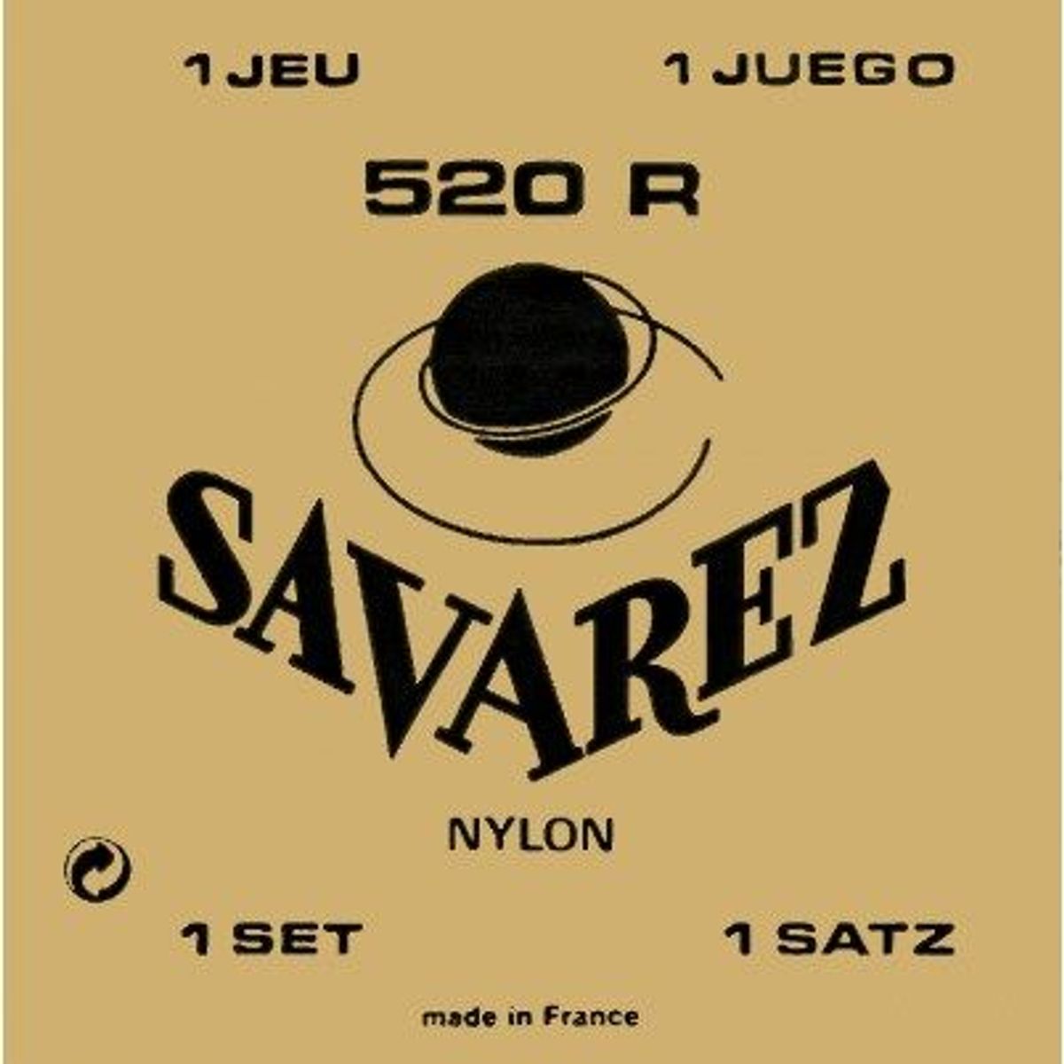 Savarez 520R spansk guitar-strenge, rød