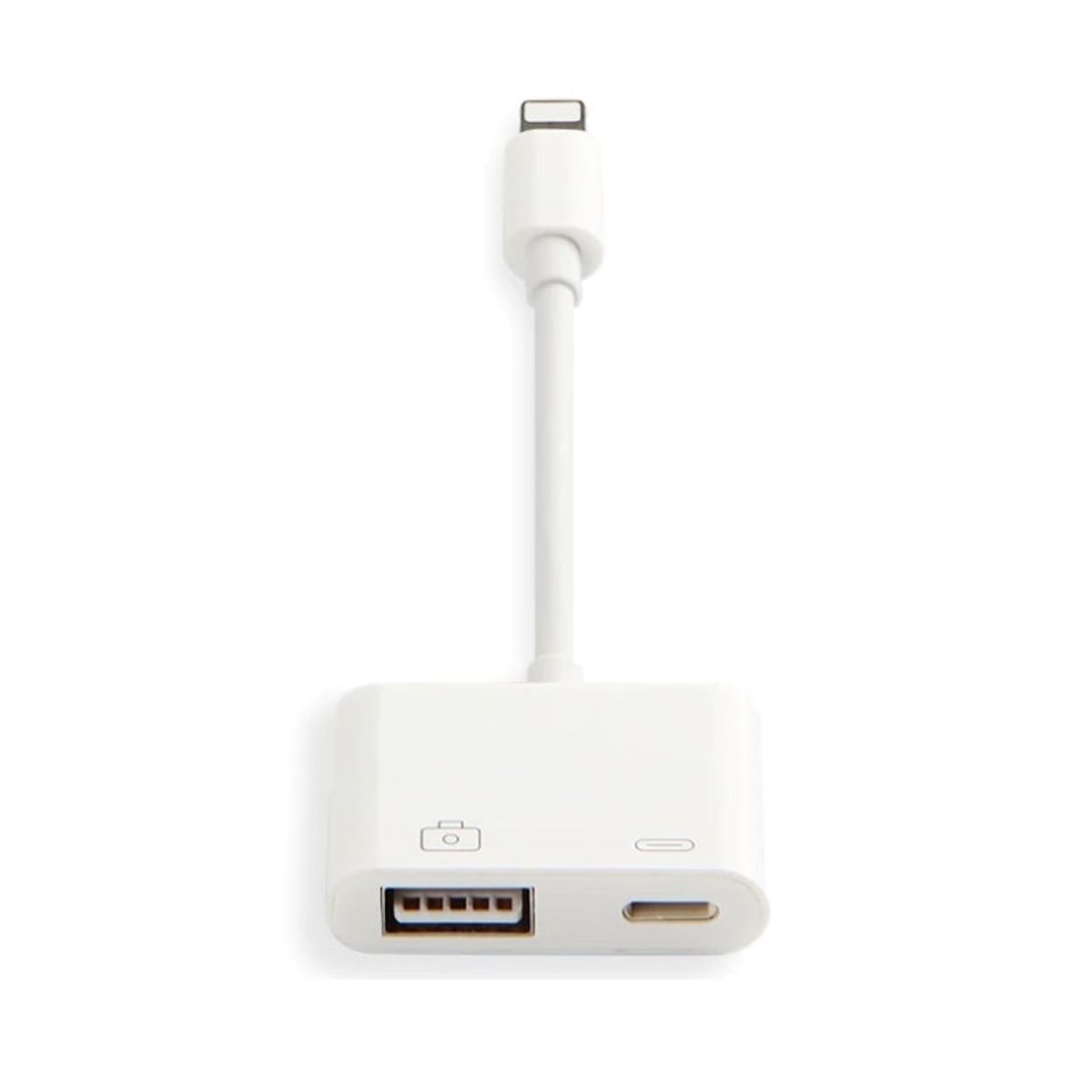 Lightning USB-A 2.0 Hub - 1 x USB - Hvid