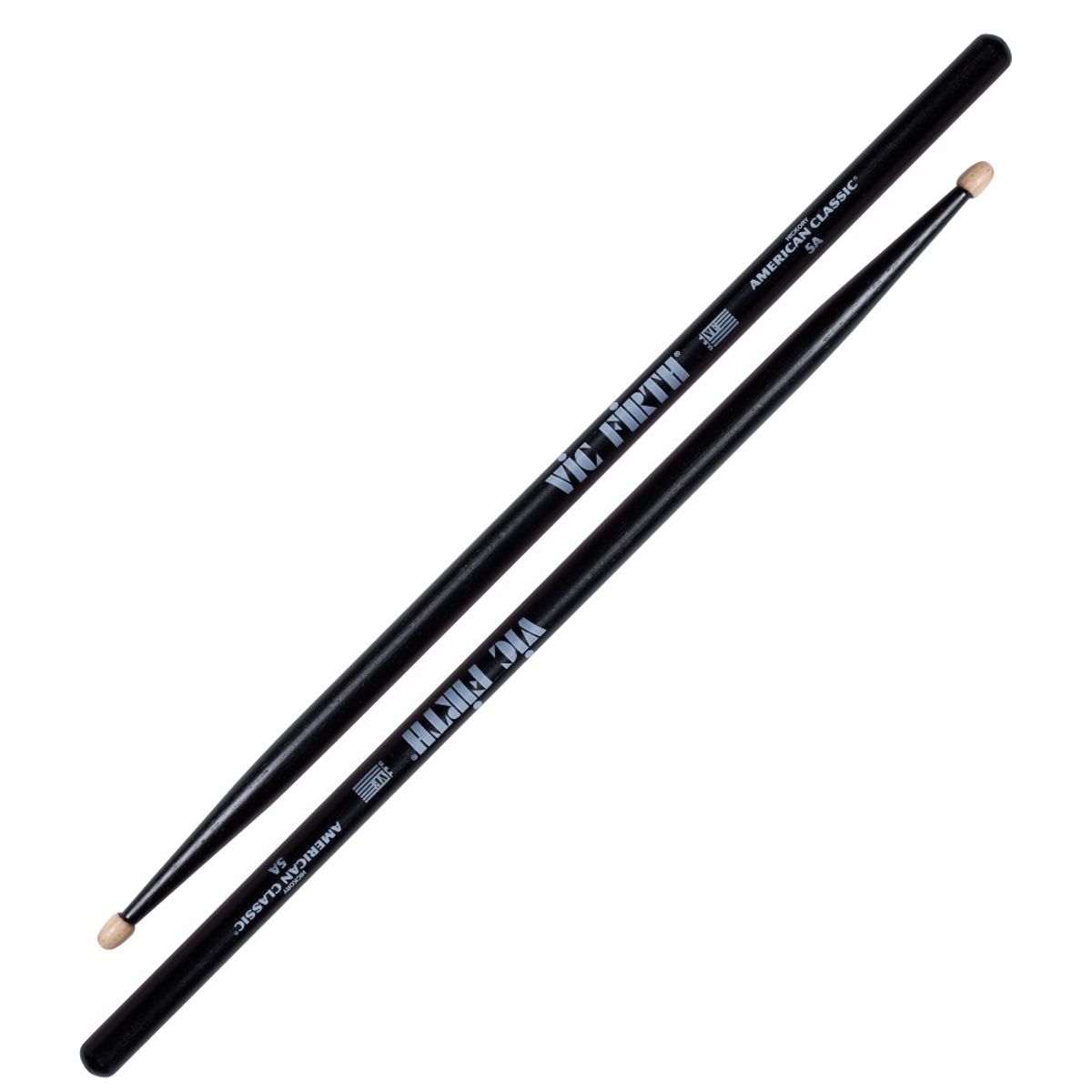 Vic Firth 5AB American Classic® 5A Black Wood Tip