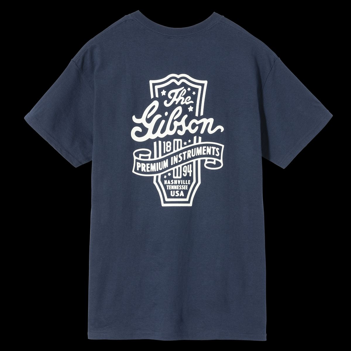 Gibson Premium Instruments Tee (Navy), Large