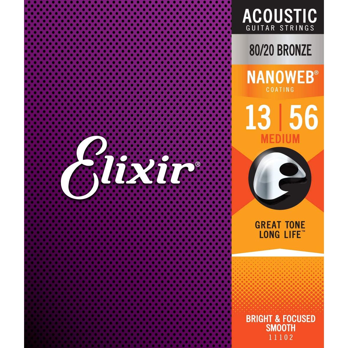 Elixir Nanoweb 80/20 Bronze 13-56 Medium (11102)