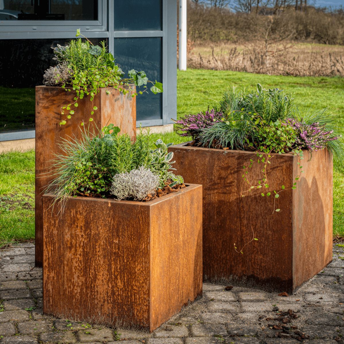 Arion Corten cubis 40