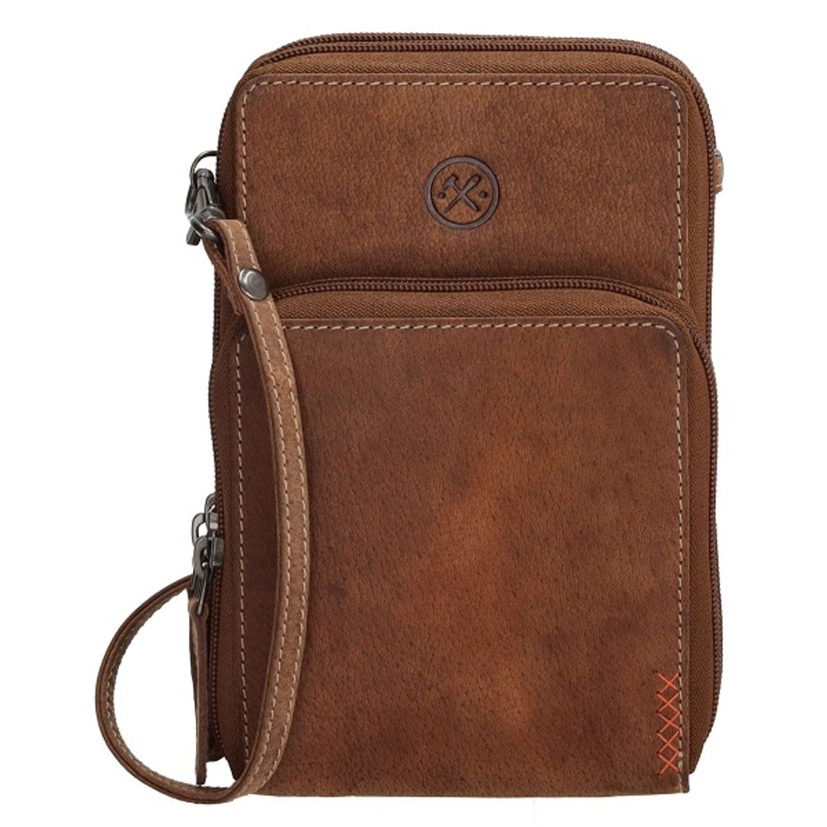 Hide & Stitches Mobiltaske Brun 20585-006