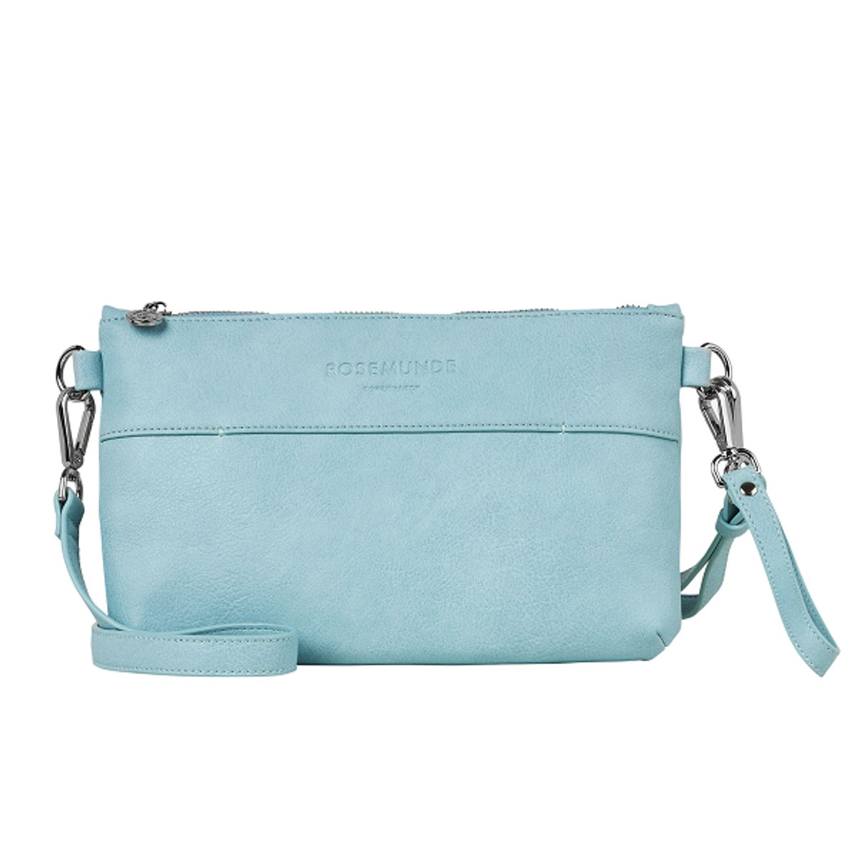 Rosemunde RBAndora Combi Clutch Pastel Blue/Silver B0144-6681