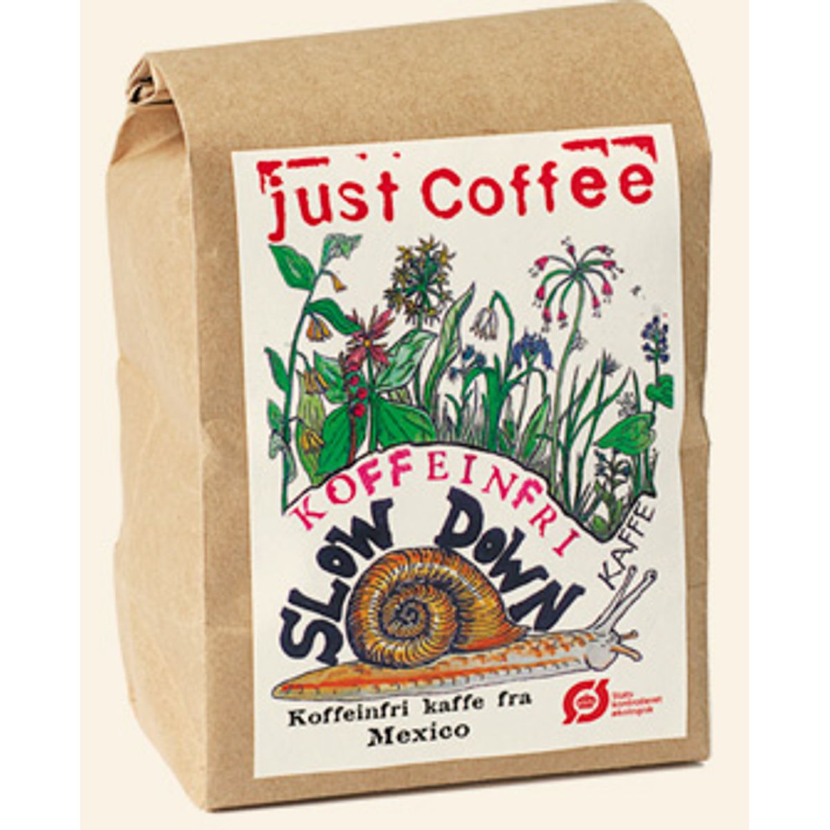 Slowdown koffeinfri kaffe- Mellem/Mørkristet 1 kg