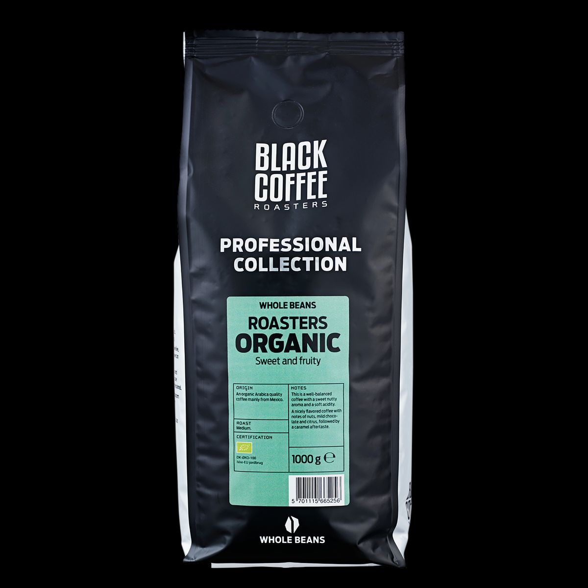 BCR pro Roasters Organic 1kg Hele bønner ØKO