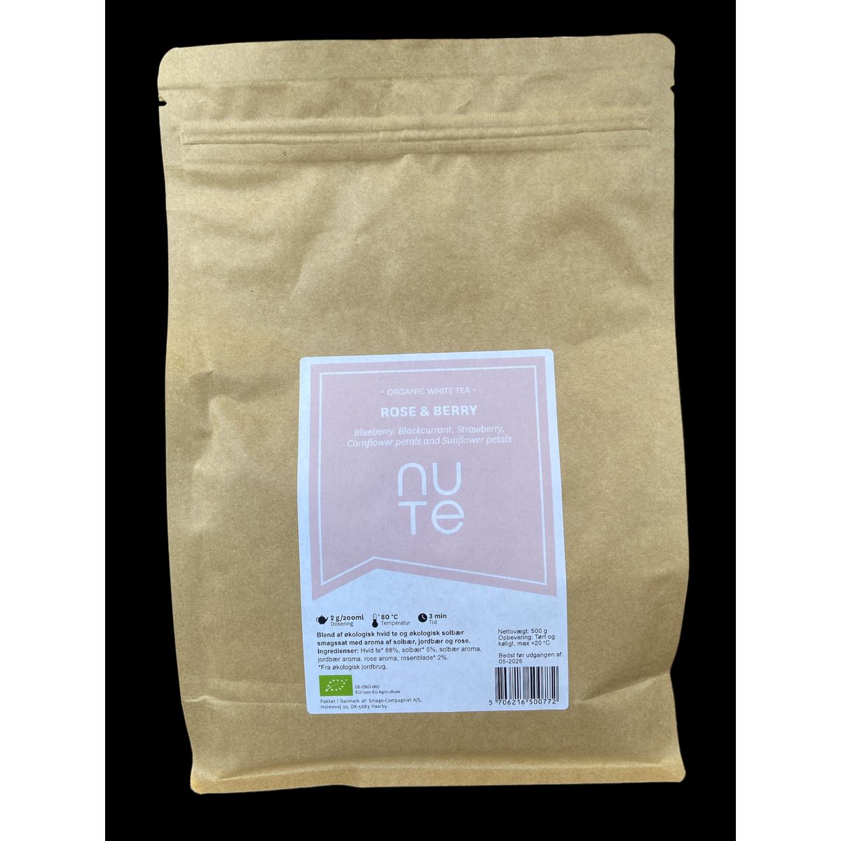 NUTE Rose & Berry Økologisk, 500g