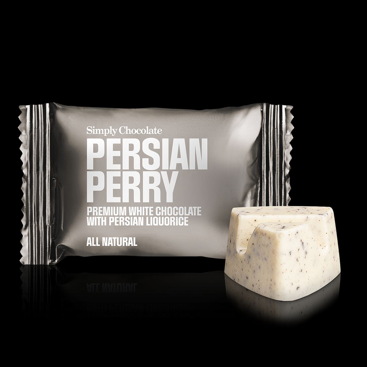 Chokolade Bites m. lakrids, Persian Perry 10g