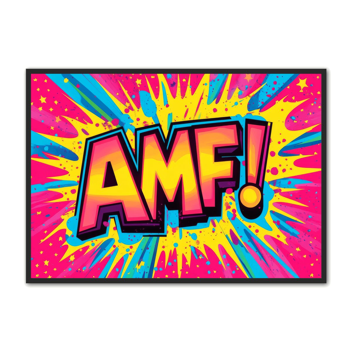 Plakat med AMF 4 - Gamer Plakat 50 x 70 cm (B2)