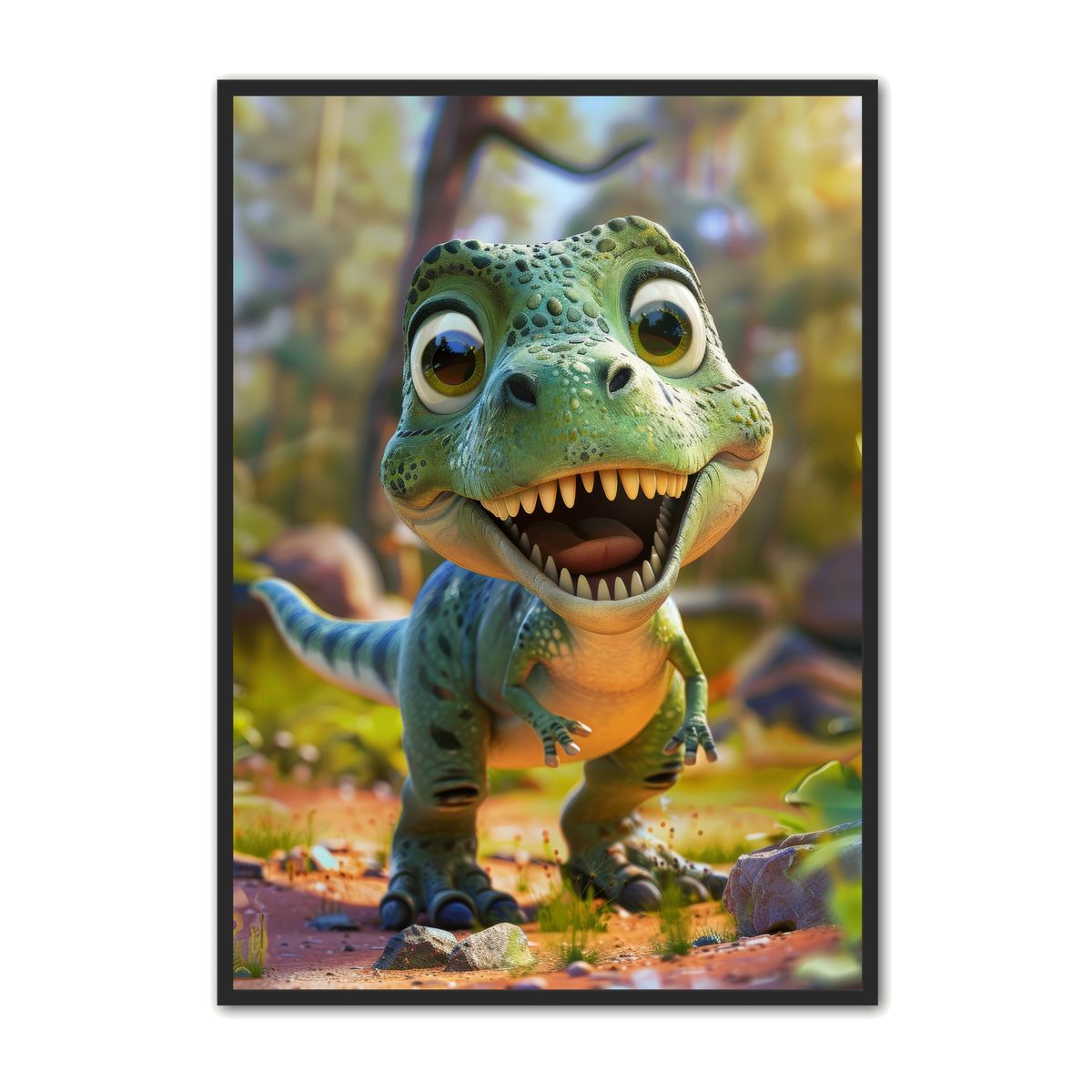 Dinosaur Plakat 20 - Brneplakat 30 x 40 cm