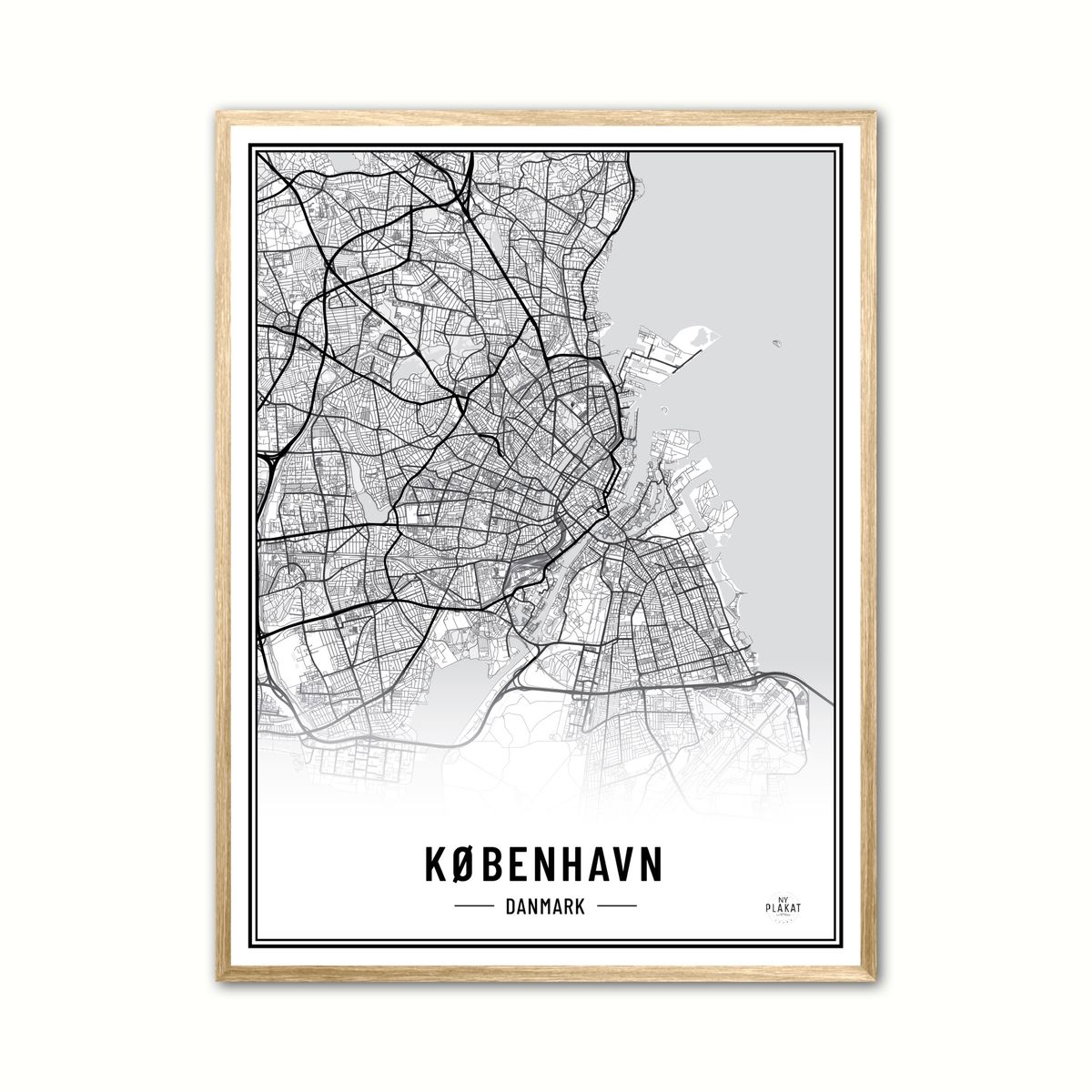 Plakat med Kbenhavn - Plakat 21 x 29,7 cm (A4)