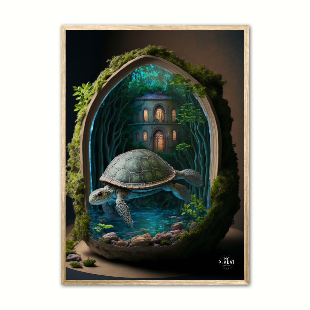 Skildpadde plakat Nr. 3 50 x 70 cm (B2)