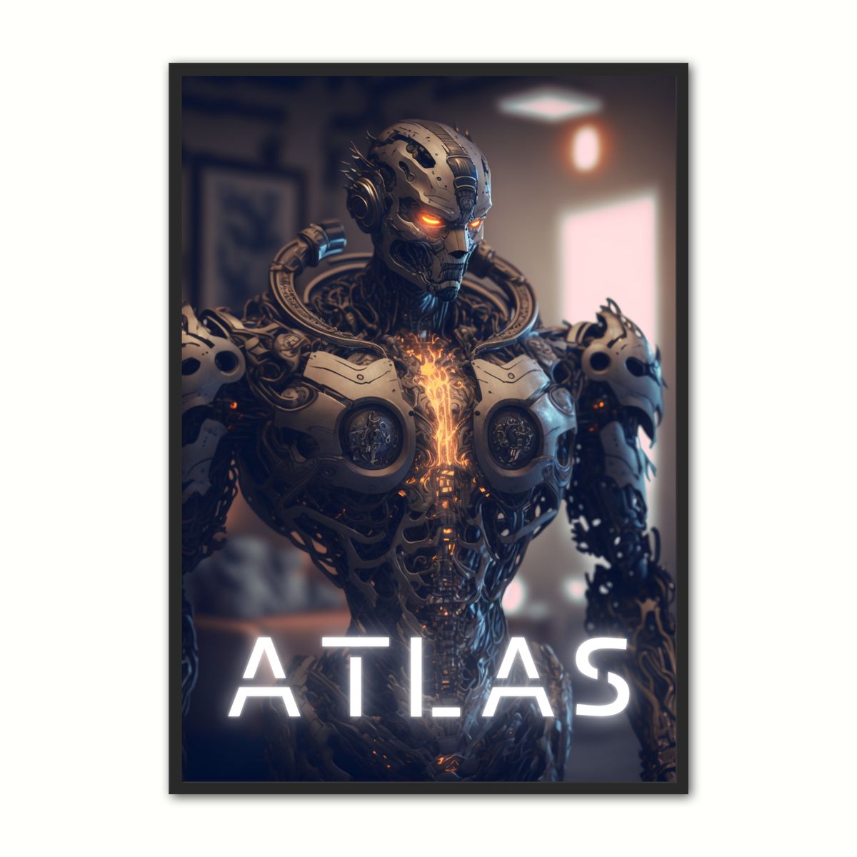 Plakat med Atlas - Android 30 x 40 cm