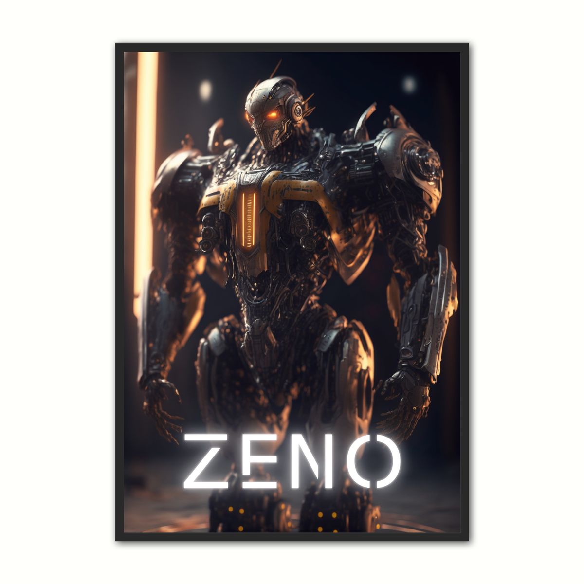 Plakat med Zeno - Android 30 x 40 cm