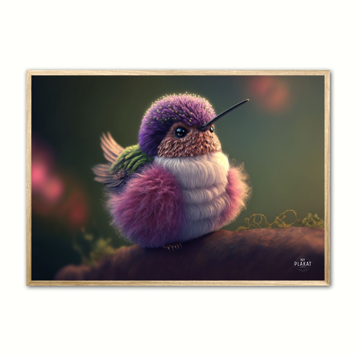 Plakat med Fuzzy Winger - Fuzzballs 21 x 29,7 cm (A4)