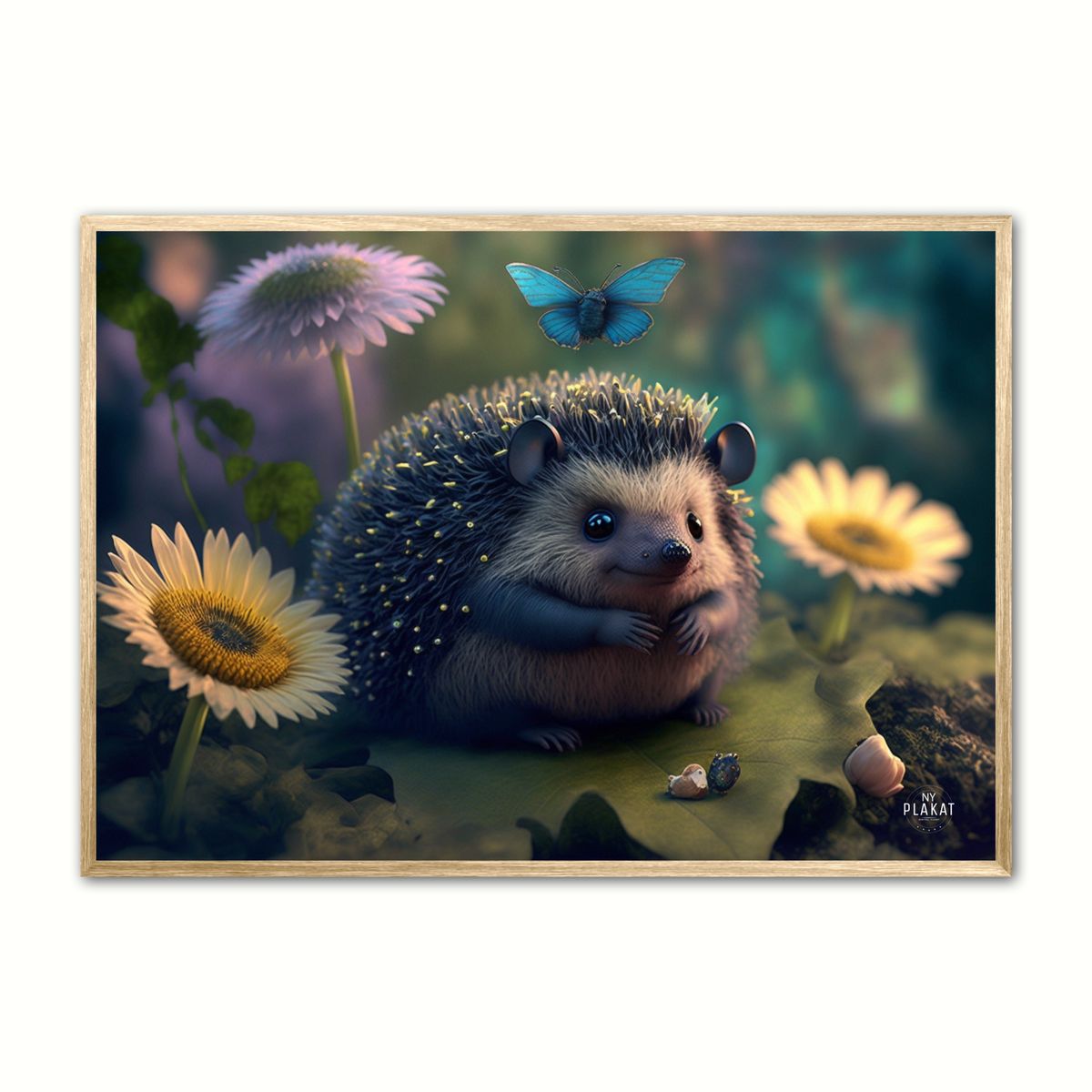 Plakat med Fuzzy Roller - Fuzzballs 21 x 29,7 cm (A4)