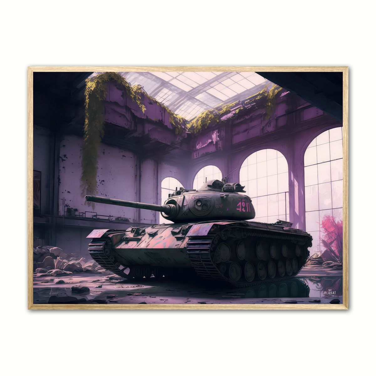 Plakat med The abandoned battle - RON 50 x 70 cm (B2)