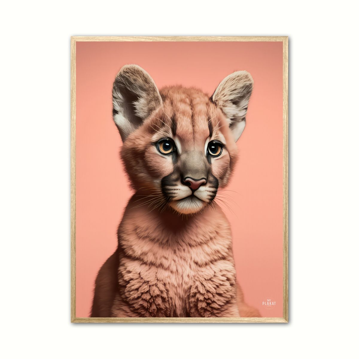 Puma plakat - Pink 30 x 40 cm