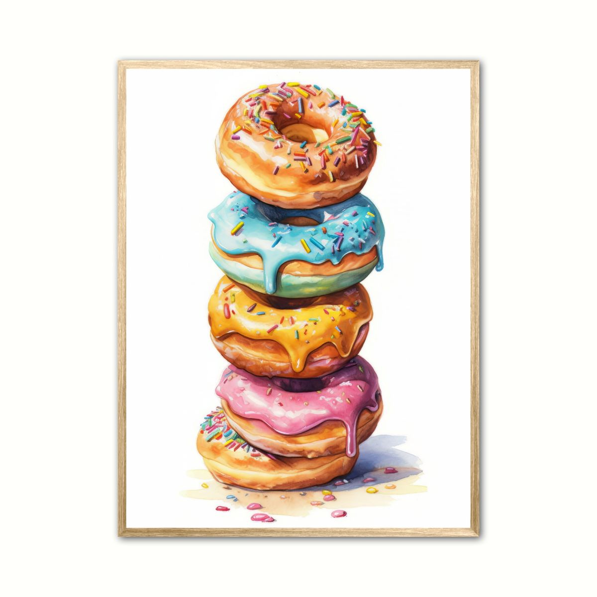 Plakat med Donuts Trnet - Plakat 50 x 70 cm (B2)