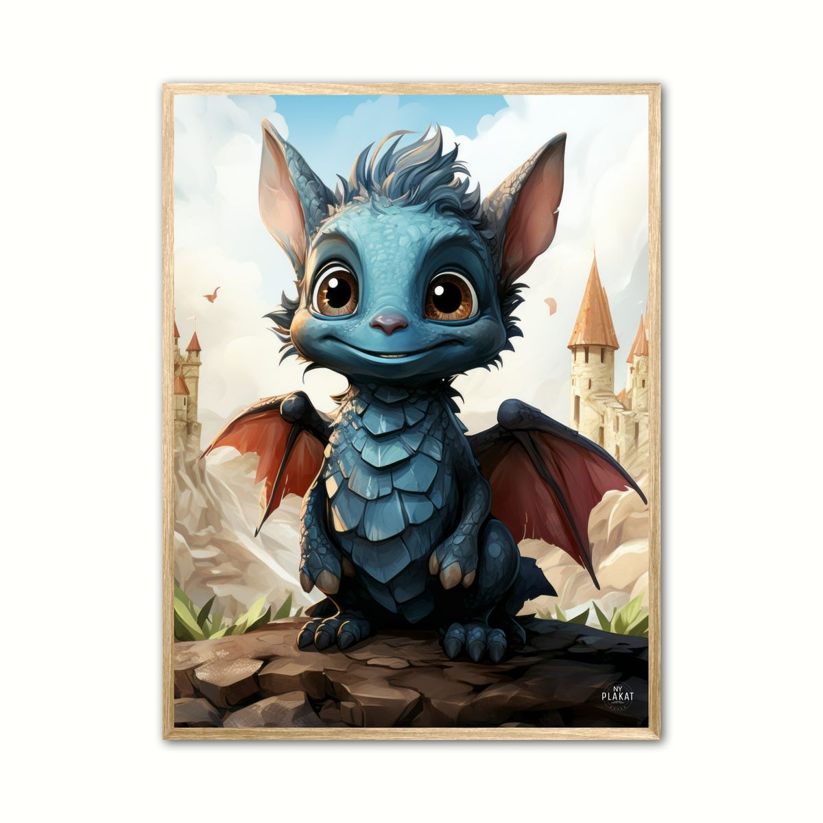 Draco - Drage plakat 50 x 70 cm (B2)