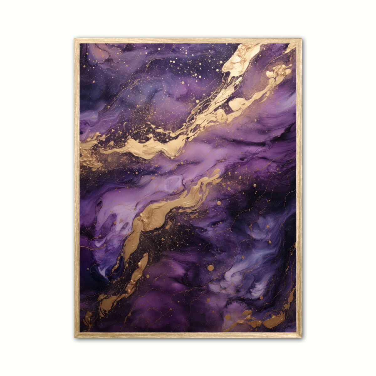 Plakat med Ethereal Skies - Abstrakt 50 x 70 cm (B2)