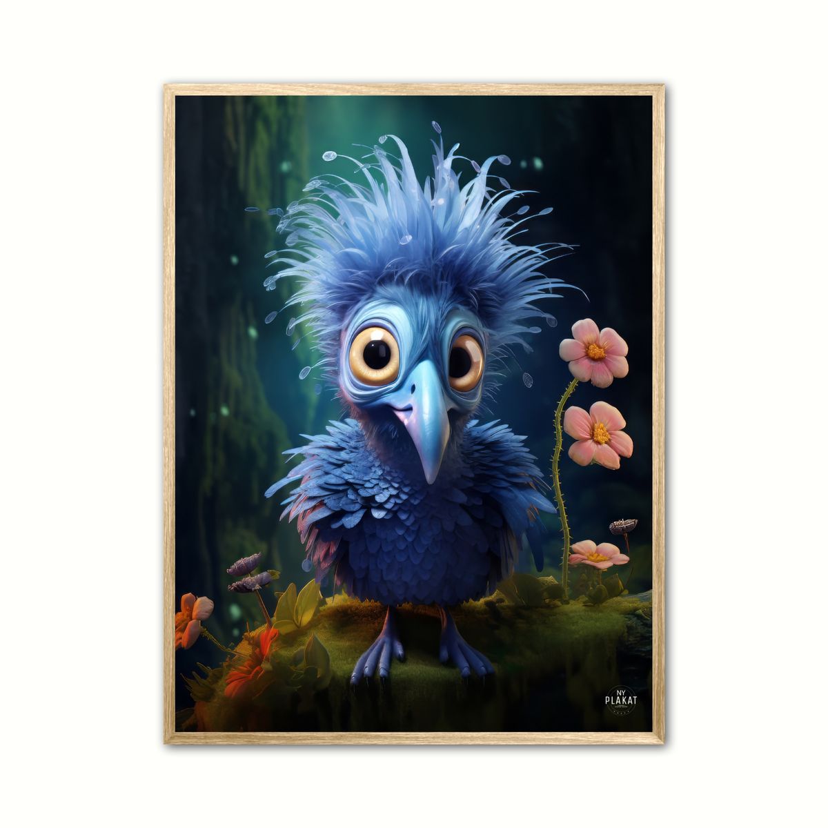 Chirpyfluff - Fantasivsen plakat 50 x 70 cm (B2)