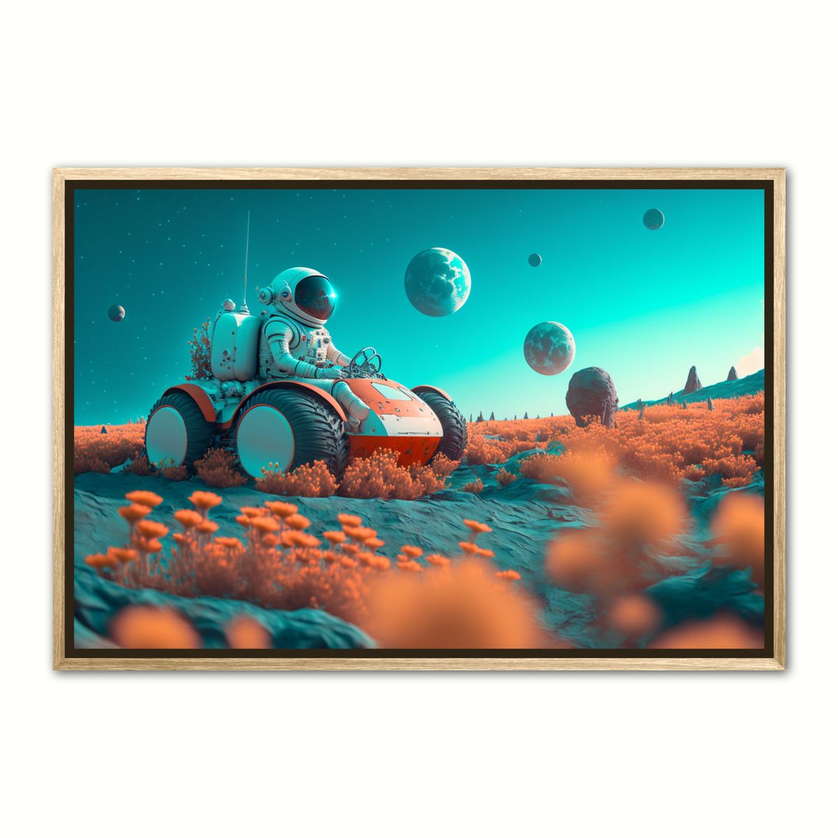 Plakat med Rumbil - Interstellar Orange 70 x 100 cm (B1)