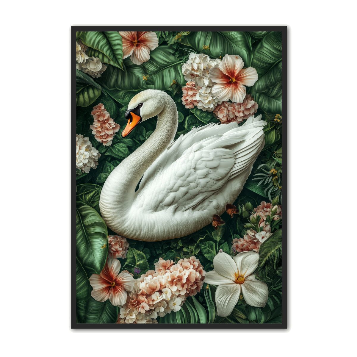 Plakat med Svane Plakat 19 - Flora 50 x 70 cm (B2)