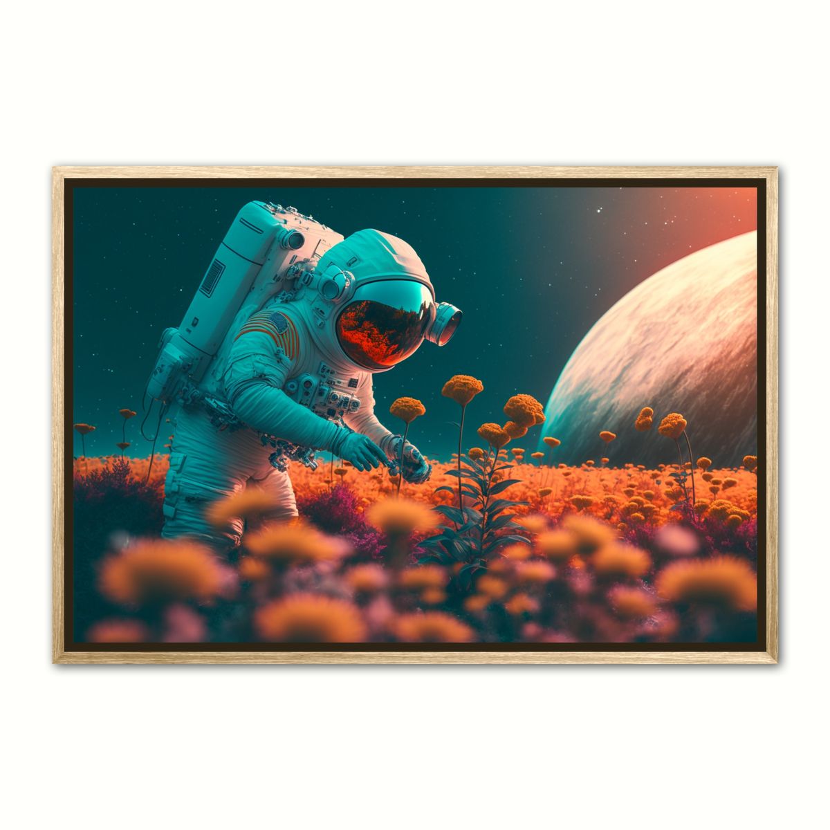 Plakat med Turen - Interstellar Orange 21 x 29,7 cm (A4)